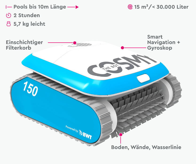 BWT Poolroboter COSMY 150